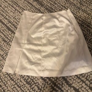 Aritzia white silk skirt, never been worn